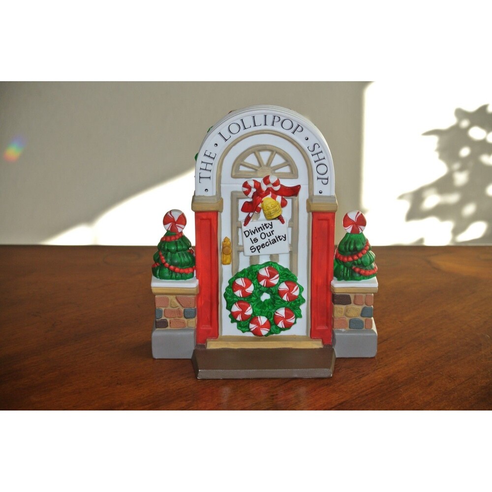 Department 56 Merry Makers The Lollipop Shop Entrance Christmas Village 1990s